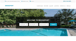 Desktop Screenshot of bridgeportapartmentsnc.com