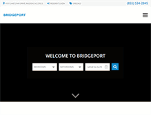 Tablet Screenshot of bridgeportapartmentsnc.com